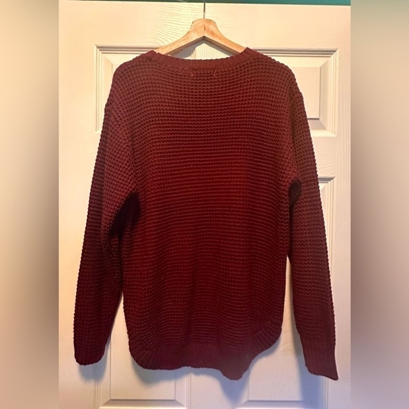 Zenana high low waffle sweater - Picture 3 of 6